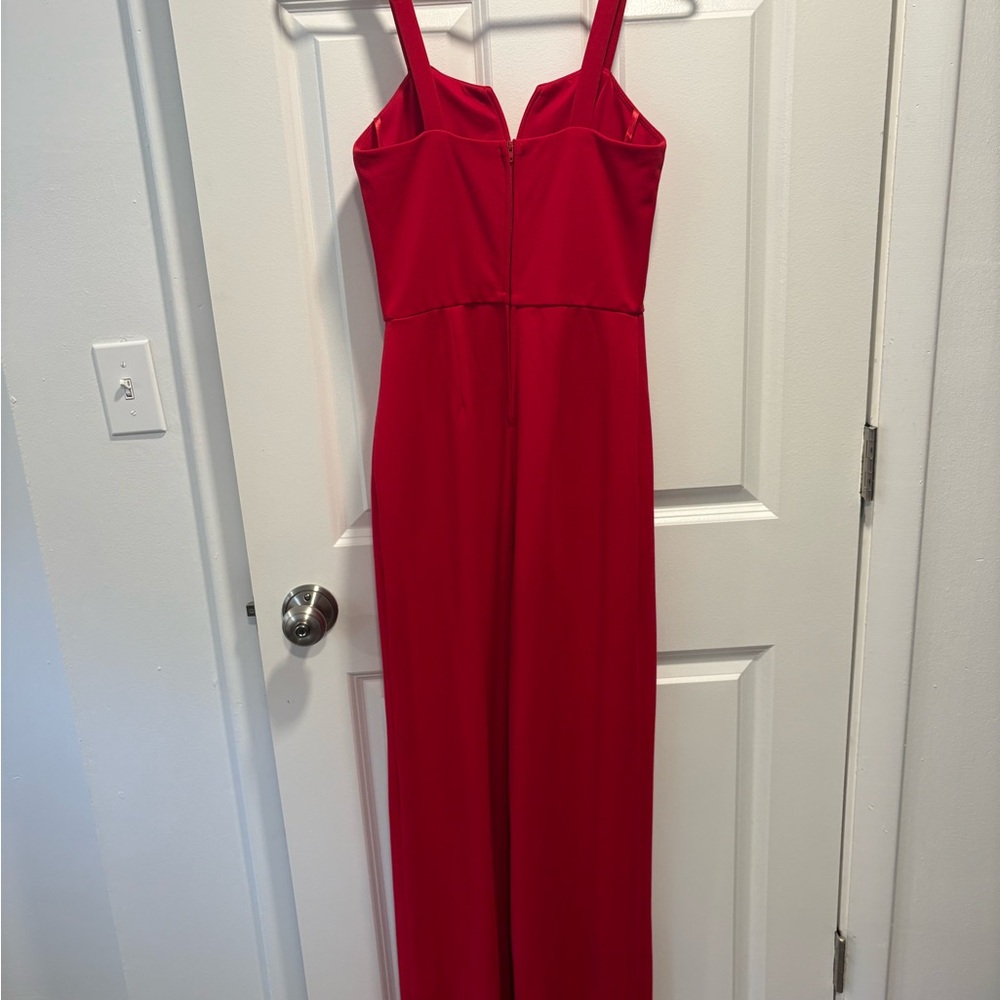 Elegant Red Jumpsuit